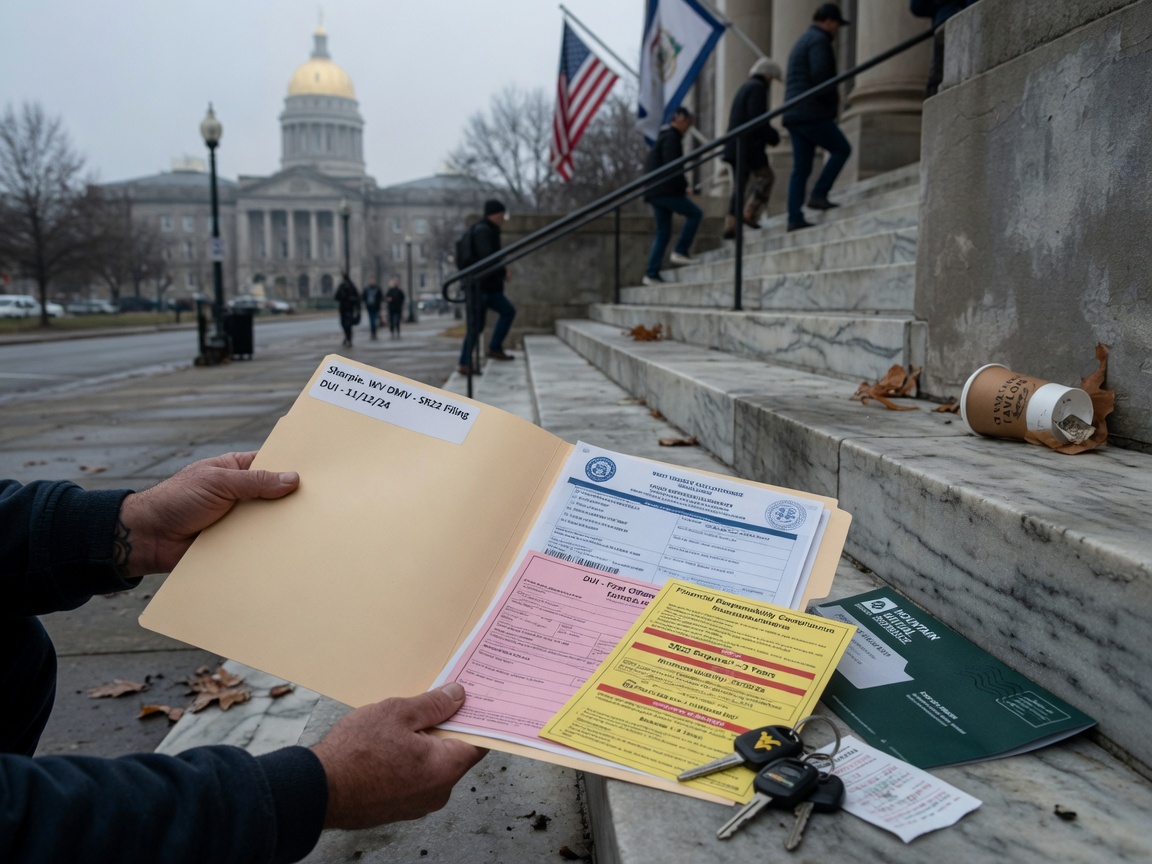 SR22 Insurance Requirements After a West Virginia DUI